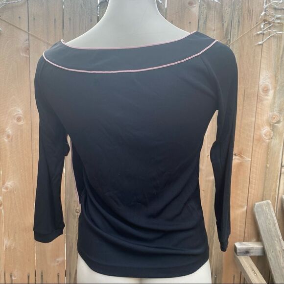 Marc Jacobs Bateau neckline black top - Picture 3 of 12